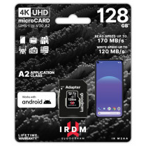 GOODRAM Karta pamięci microSD IRDM 128GB UHS-I U3 A2 + adapter