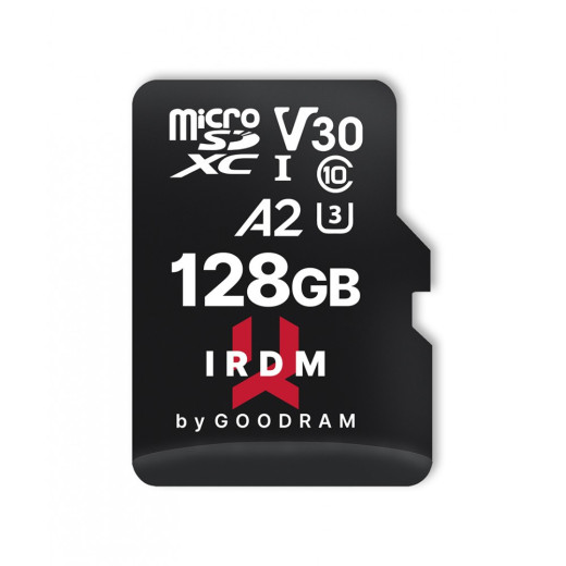 GOODRAM Karta pamięci microSD IRDM 128GB UHS-I U3 A2 + adapter