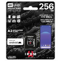 GOODRAM Karta pamięci microSD IRDM 256GB UHS-I U3 A2 + adapter