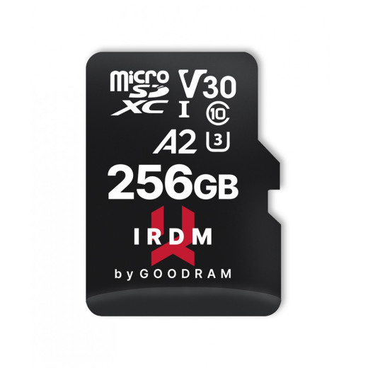 GOODRAM Karta pamięci microSD IRDM 256GB UHS-I U3 A2 + adapter