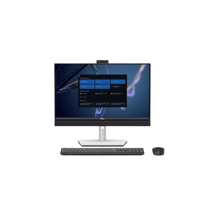 Dell Komputer Optiplex 24 AIO/Core i3-13100T/8GB/256GB SSD/23.8 FHD/Integrated/Adj Stand/FHD Cam/Mic/WLAN + BT/Wireless Kb &