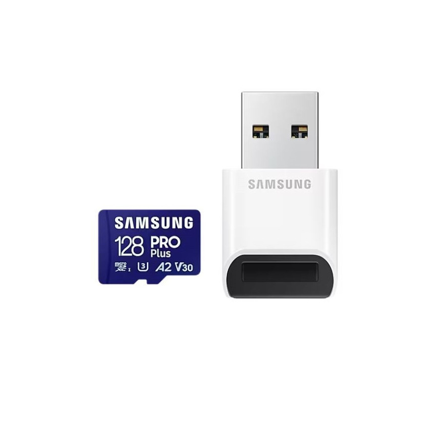 Samsung Karta pamięci PRO Plus 128GB + czytnik