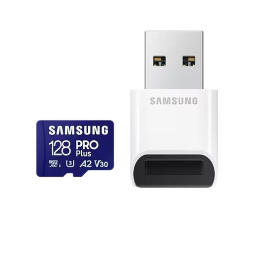 Samsung Karta pamięci PRO Plus 128GB + czytnik