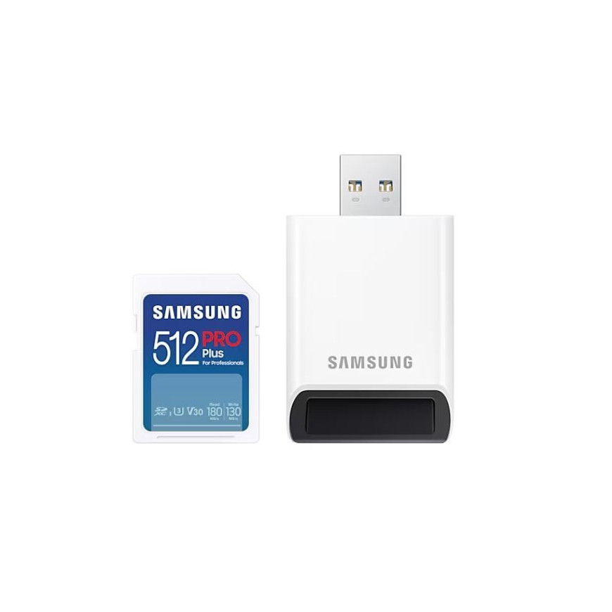 Samsung Karta pamięci SD PRO Plus 512GB + czytnik