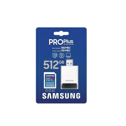 Samsung Karta pamięci SD PRO Plus 512GB + czytnik