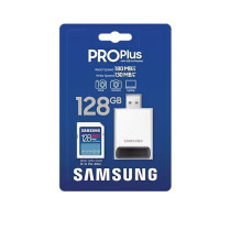 Samsung Karta pamięci SD PRO Plus 128GB + czytnik