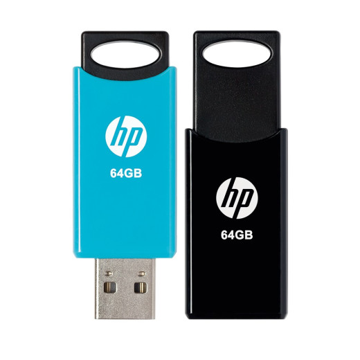 HP Inc. Pendrive 64GB USB 2.0 Twin Pack HPFD212-64-TWIN