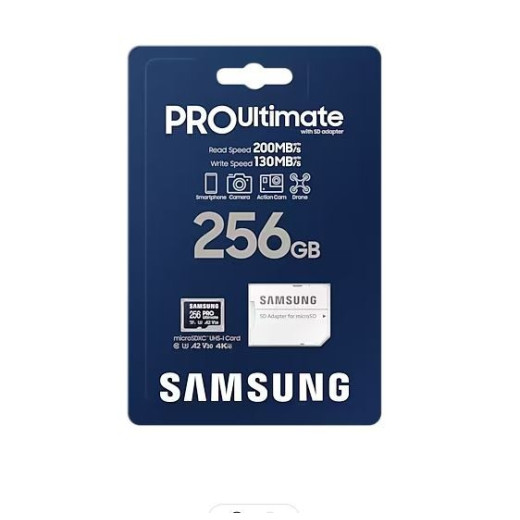 Samsung Karta pamięci PRO Ultimate 256GB + Adapter
