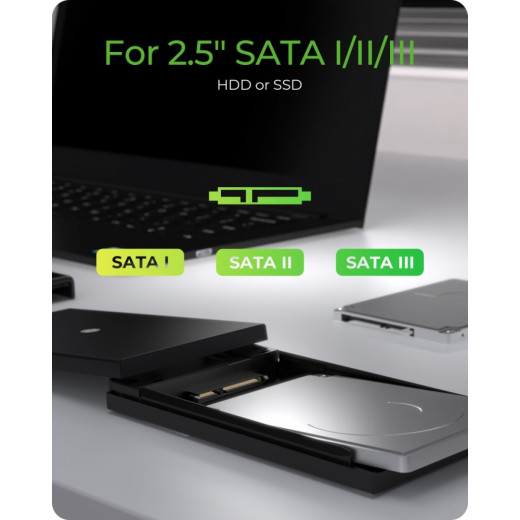 IcyBox Obudowa IB-200T-C3 2,5 SATA USB 3.2 Gen.1