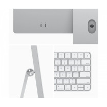 Apple iMac 24 cale: M3 8/8, 8GB, 256GB SSD - Srebrny