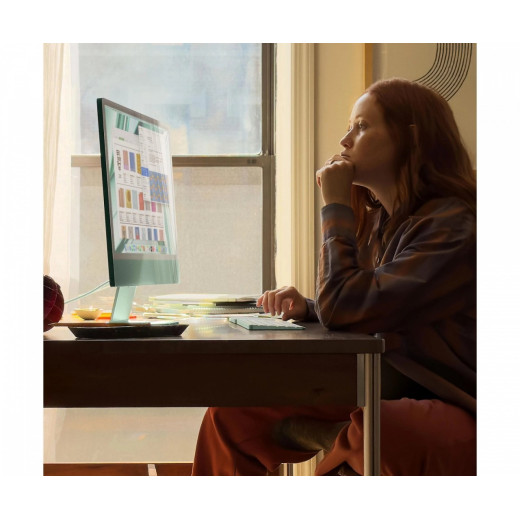 Apple iMac 24 cale: M3 8/8, 8GB, 256GB SSD - Zielony