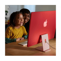 Apple iMac 24 cale: M3 8/10, 8GB, 256GB SSD - Różowy