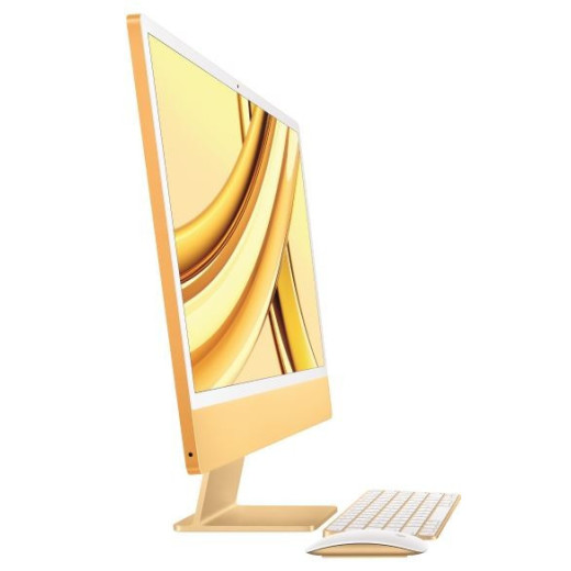 Apple iMac 24 cale: M3 8/10, 8GB, 256GB - Żółty
