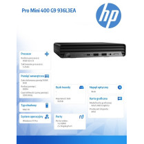 HP Inc. Komputer 400Mini G9Ri5-13500T 8GB/512GB/W11P 936L3EA