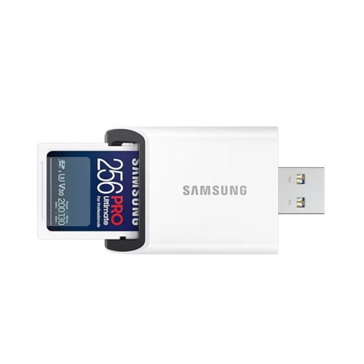 Samsung Karta pamięci SD PRO Ultimate 256GB + czytnik