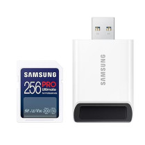 Samsung Karta pamięci SD PRO Ultimate 256GB + czytnik