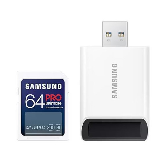 Samsung Karta pamięci SD Pro Ultimate 64GB + czytnik