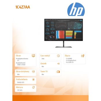 HP Inc. Monitor Z27q G3 QHD 1C4Z7AA