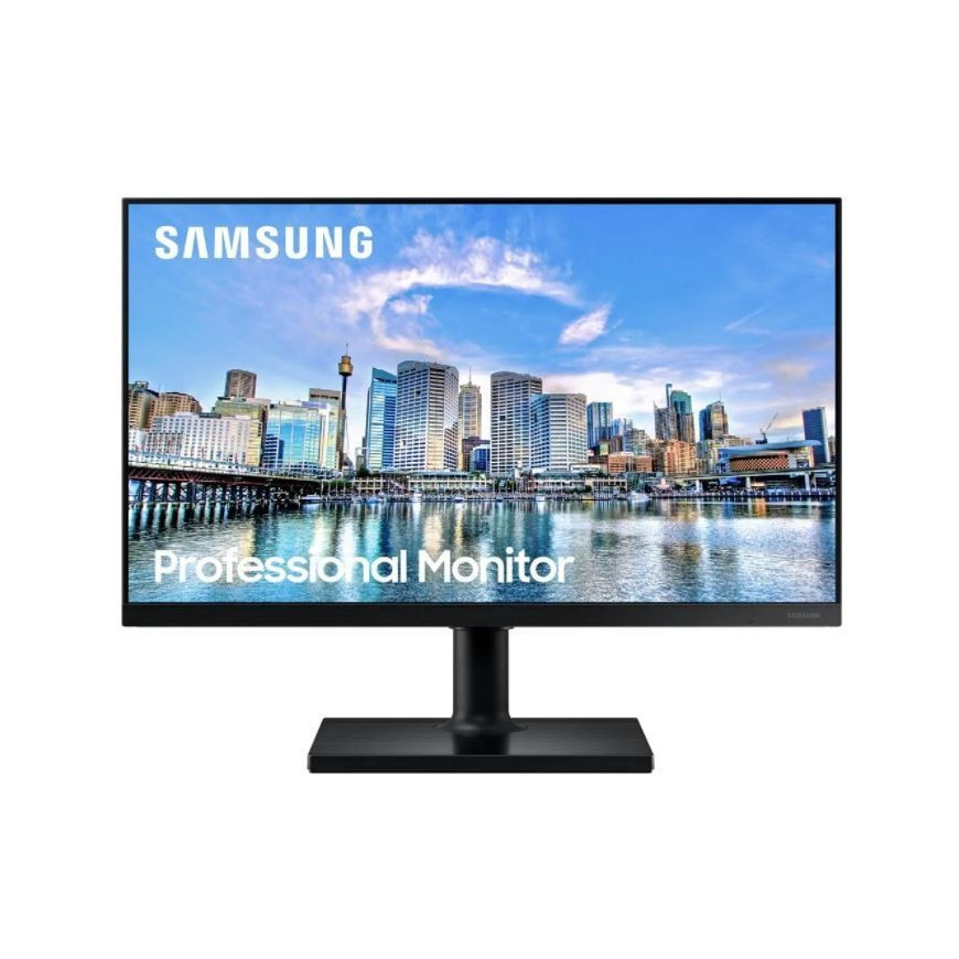 Samsung Monitor 24 cale T450FQ IPS 1920x1080 FHD 16:9 2xHDMI 1xDP 2xUSB 2.0 5ms 75Hz HAS+PIVOT płaski 3YOn-Site