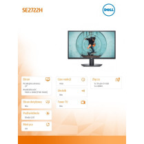 Dell Monitor SE2722H 27 cali LED VA 1920x1080/HDMI/VGA/3Y