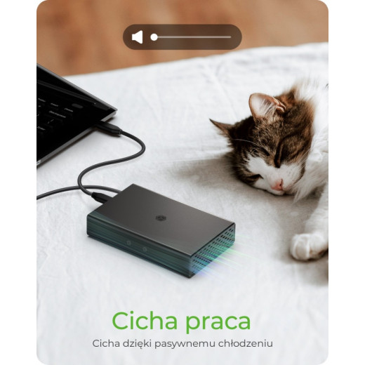 IcyBox Obudowa IB-RD2253-C31 zew. Raid dla 2,5 SATA HDD na USB 3.2 Gen 2, RAID 0,1, SINGLE, LARGE