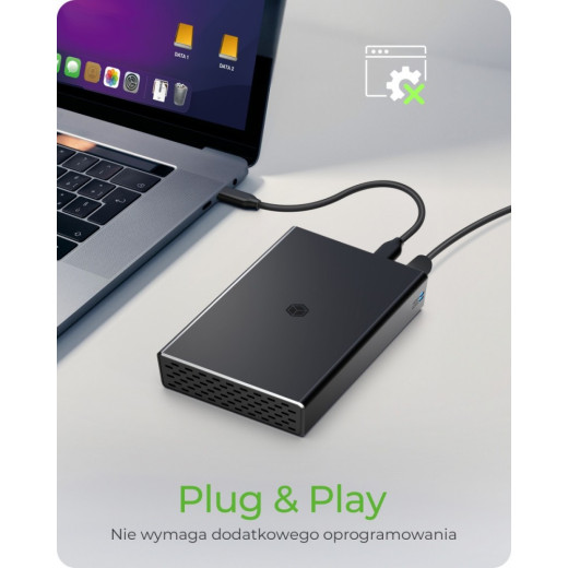IcyBox Obudowa IB-RD2253-C31 zew. Raid dla 2,5 SATA HDD na USB 3.2 Gen 2, RAID 0,1, SINGLE, LARGE