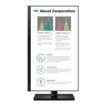 Samsung Monitor 27 cali T450FZ IPS 1920x1080 FHD 16:9 2xHDMI 1xDP 2xUSB 2.0 5ms 75Hz HAS+PIV głośniki płaski 3YOn-Site