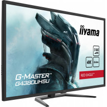 IIYAMA Monitor 43 cale G4380UHSU-B1 4K, VA, 2xHDMI, DP, 0,4ms, 550cd/m2, USB3.0
