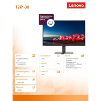Lenovo Monitor 27 cali ThinkVision T27h-30 63A3GAT1EU
