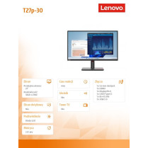 Lenovo Monitor 27 cali ThinkVision T27p-30 63A9GAT1EU
