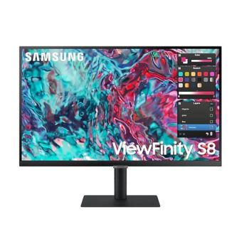 Samsung Monitor 27 cali ViewFinity S8 IPS 3840x2160 UHD 16:9 1xHDMI 2xTB 4.0 (90W/15W) 3xUSB 3.0 LAN 5ms DCh PinP/PbyP 60Hz