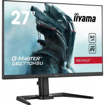 IIYAMA Monitor 27 cali GB2770HSU-B5 0.8ms,IPS,DP,HDMI,165Hz,PIVOT,FreeSync