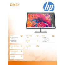 HP Inc. Monitor 23.8 cali Z24q G3 QHD 4Q8N4AA