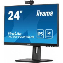 IIYAMA Monitor 23.8 cala XUB2490HSUC-B5 IPS,FHD,CAM,MIC,HDMI,DP,HAS(150mm)
