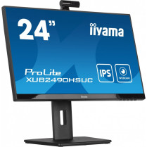 IIYAMA Monitor 23.8 cala XUB2490HSUC-B5 IPS,FHD,CAM,MIC,HDMI,DP,HAS(150mm)