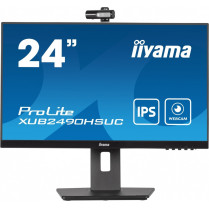 IIYAMA Monitor 23.8 cala XUB2490HSUC-B5 IPS,FHD,CAM,MIC,HDMI,DP,HAS(150mm)