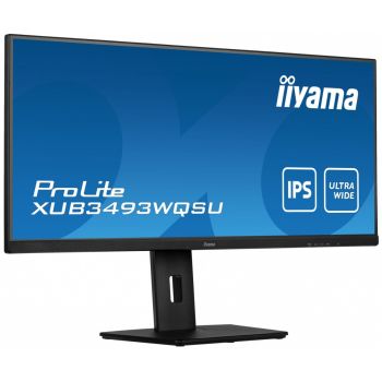 IIYAMA Monitor 34 cale XUB3493WQSU IPS,UWQHD,DP,HDMI,HAS(150mm)