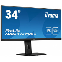 IIYAMA Monitor 34 cale XUB3493WQSU IPS,UWQHD,DP,HDMI,HAS(150mm)