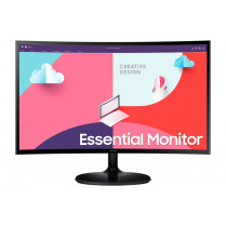 Samsung Monitor 24 cale LS24C360EAUXEN VA 1920x1080 FHD 16:9 1xD-sub 1xHDMI 4 ms (GTG) zakrzywiony 2 lata d2d