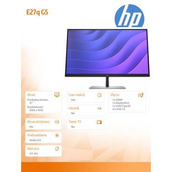 HP Inc. Monitor E27q G5 QHD 6N6F2AA