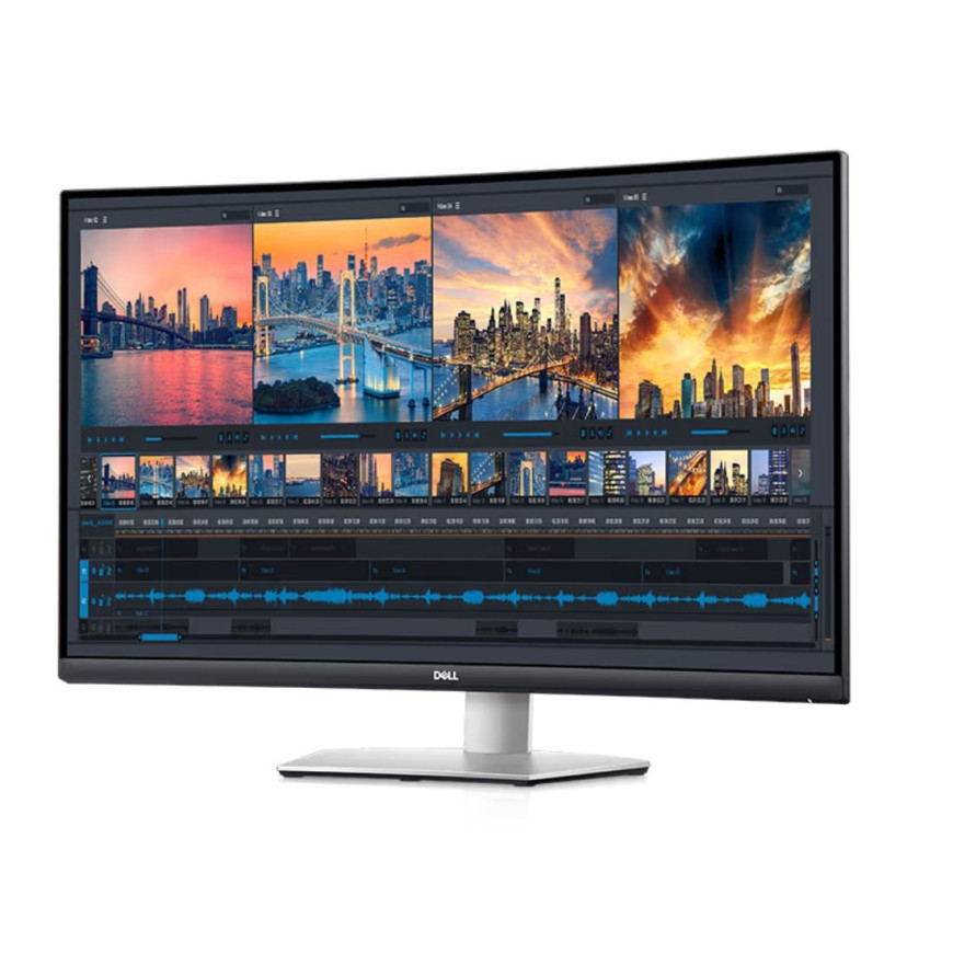 Dell Monitor zakrzywiony 31.5 cala S3221QSA VA 4K (3840x2160)/16:9/HDMI/DP/USB/ /Speakers/3Y