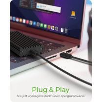 IcyBox Obudowa IB-1917M-C32 NVMe USB 3.2 Gen 2x2, 20 Gbit/s