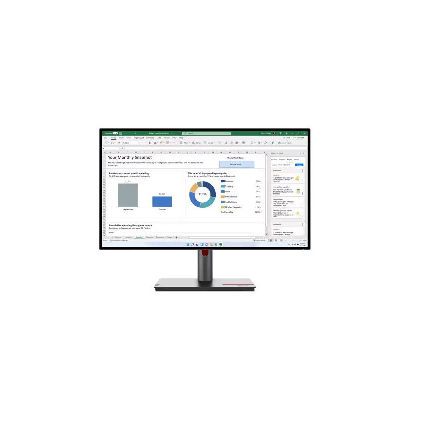 Lenovo Monitor ThinkVision P27h-30 27 cali 63A1GAT1EU