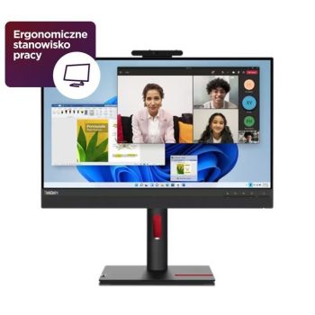 Lenovo Monitor 23.8 ThinkCentre Tiny-in-One 24 Gen 5 WLED with Webcam 12NAGAT1EU