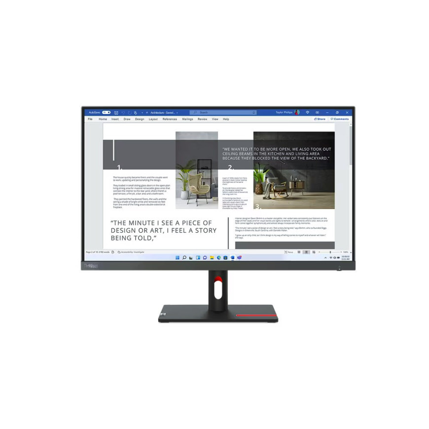 Lenovo Monitor ThinkVision S27i-30 27 cali 63DFKAT4EU