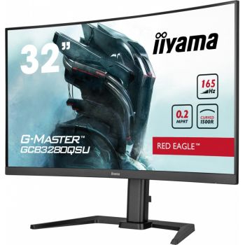 IIYAMA Monitor G-Master 31.5 cala GCB3280QSU-B1 VA,QHD,165Hz,1500R,0.2ms,2xHDMI,2xDP