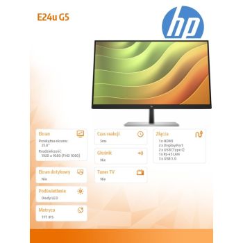 HP Inc. Monitor E24u G5 FHD USB-C 6N4D0AA