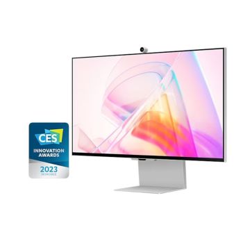 Samsung Monitor 27 cali Viewfinity S90PC IPS 5120x2880 5K/UHD+ 16:9 1xminiDP 1xTB4.0 (90W/15W) 3xUSB3.0 WiFi/BT 5ms 60 Hz