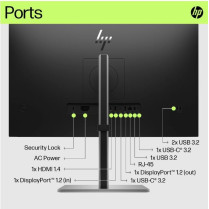 HP Inc. Monitor 27 cali E27u G5 QHD USB-C 6N4D3AA ABB