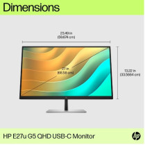 HP Inc. Monitor 27 cali E27u G5 QHD USB-C 6N4D3AA ABB